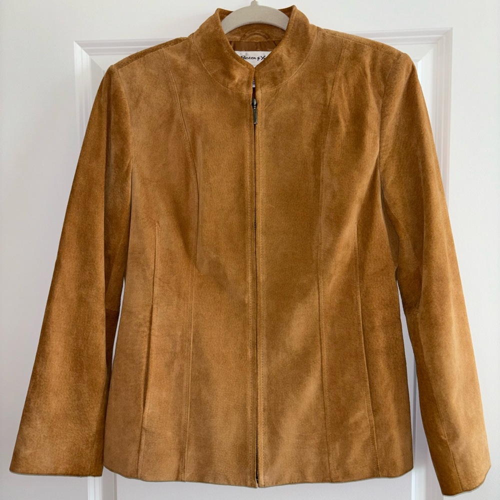 Preston & York Women's Tan Suede Jacket